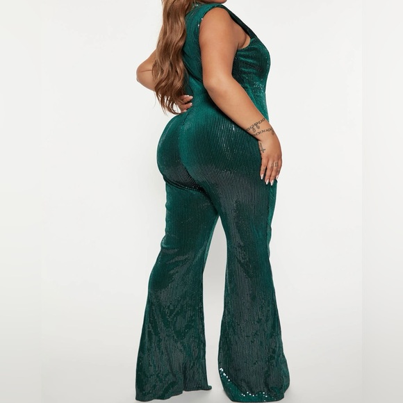Sequin Jumpsuit—Hunter - Picture 2 of 2
